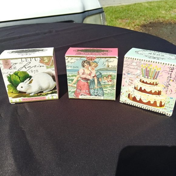 Michel Moisturizing Shea Butter Soaps Set of 3 3.5oz. - Picture 1 of 6